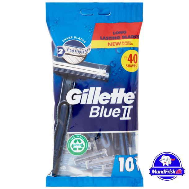 Gillette Engangsskrabere Blue II 10-pk.