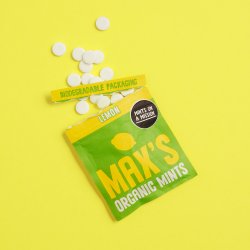 kologiske MInttabletter MAX'S Lemon 17g