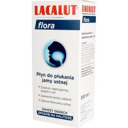 Munvatten mot dlig andedrkt LACALUT Flora 300 ml.