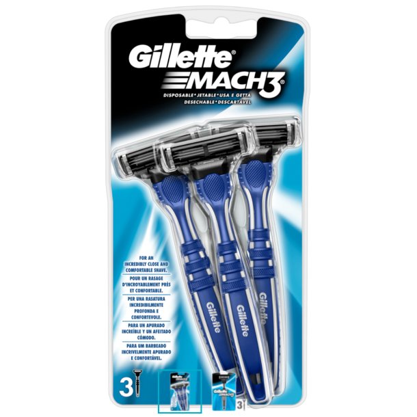 Gillette Mach3 Engangsskrabere 3 stk.