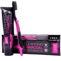 Whitening Tandpasta XOC Charcoal 100 ml + Tandbrste