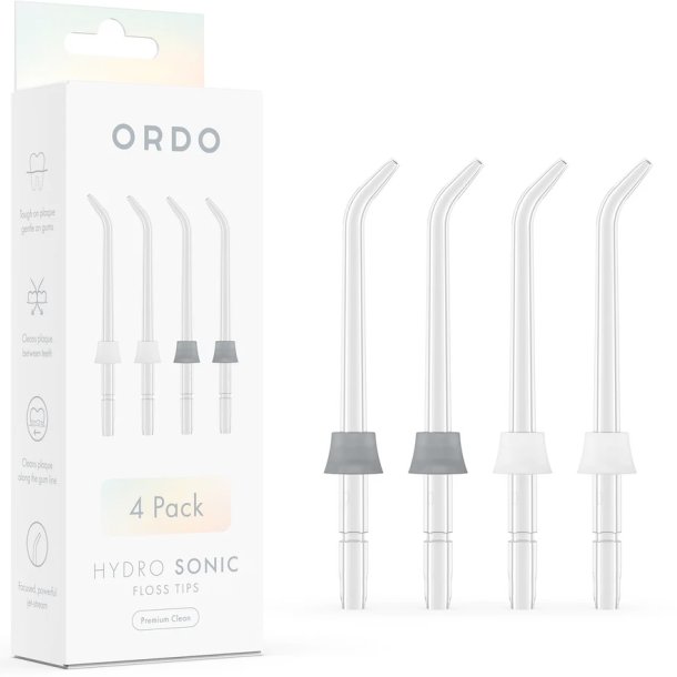 Munnstykker til ORDO Hydro Sonic Munnskyller 4 pcs. Floss Tips Premium Clean