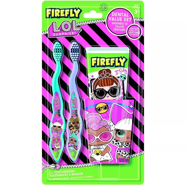 LOL Surprise Tandplejest Tandpasta 2 stk. Tandbrster Tandkrus
