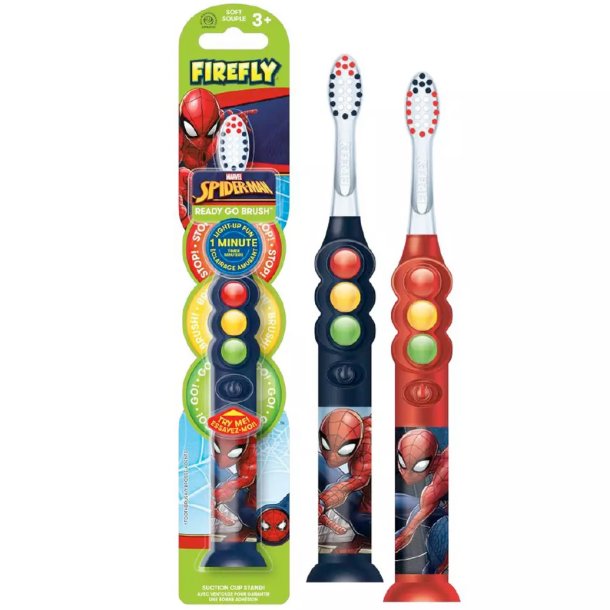 Spiderman Tandbrste Trafiklys Timer FIREFLY