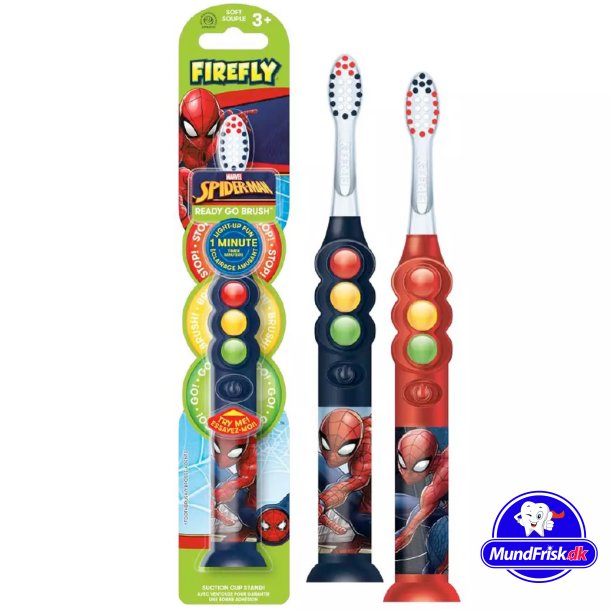 Spiderman Tandbrste Trafiklys Timer FIREFLY