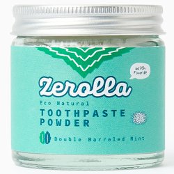 Naturlig tannkrem pulver ZEROLLA Eco Natural Double Mint 60 ml