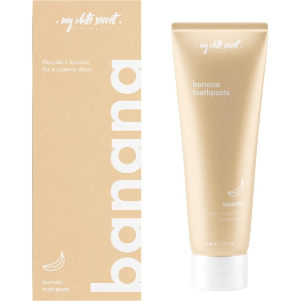 Xylitol Tandpasta MY WHITE SECRET Banana 60g