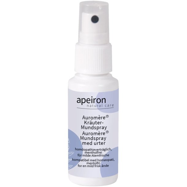 Apeiron Naturlig Mundspray Herbal Uden Menthol 30 ml
