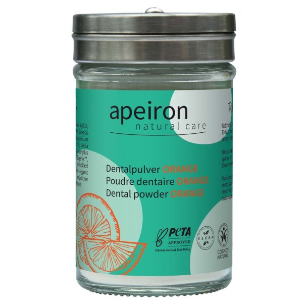 Naturlig Tandpasta Pulve APEIRON Orange 40g