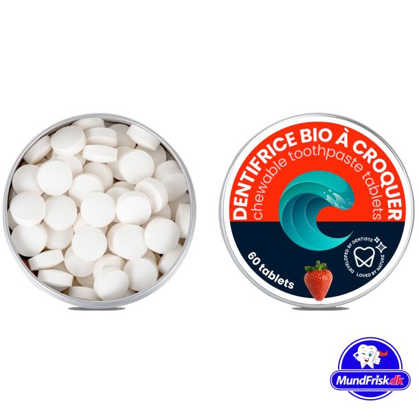 Natrliche Zahnpasta-Tabletten OCEANSRESPECT Strawberry 60 Stk.