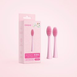 Borsthuvuden till Ordo Sonic Battery Elektriska tandborstar fr barn 2 st. Squishmallows Auggie