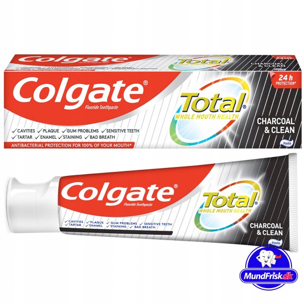 Colgate TOTAL Tandkrm Charcoal &amp; Clean 75 ml