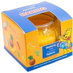 HARIBO Duftlys Tropical Fun Glas 85 gr.