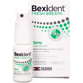 Klorhexedin Munspray BEXIDENT Fresh Breath Xylitol 15 ml