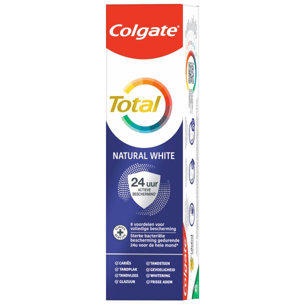Colgate Total Tannkrem Natural White 75 ml.