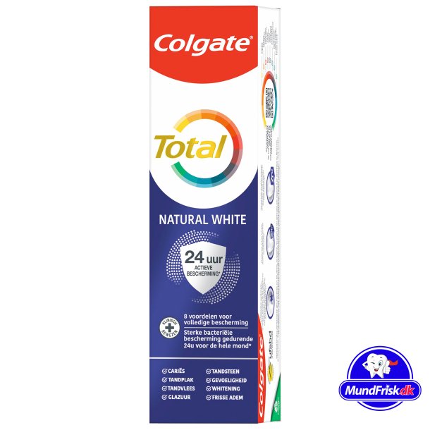 Colgate Total Tannkrem Natural White 75 ml.