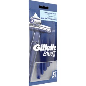 Gillette Blue II Engangsskrabere 5 stk.