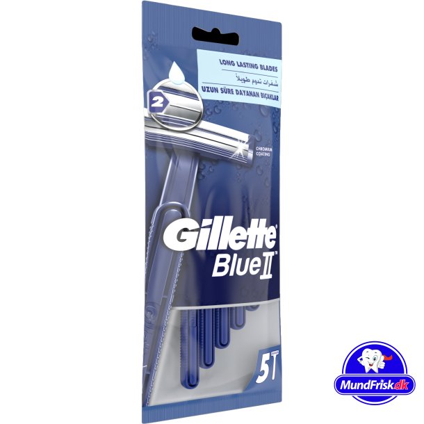 Gillette Blue II Engangsskrabere 5 stk.