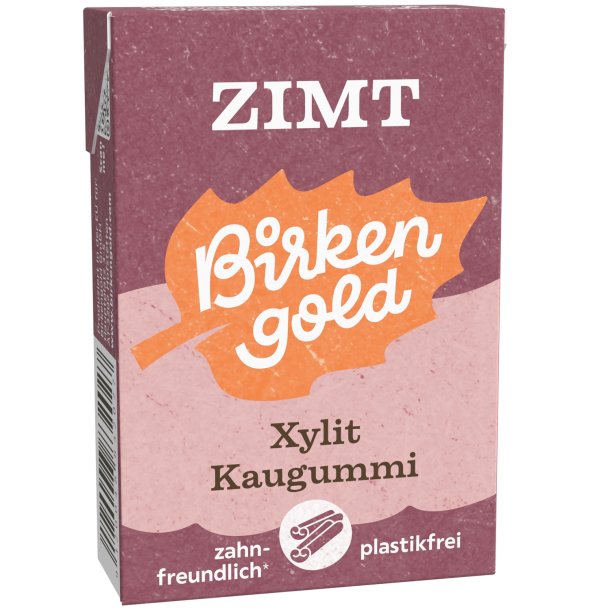 Naturlig Xylitol Tyggegummi Birkengold CINNAMON 20 stk