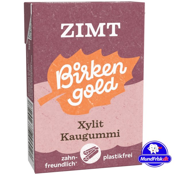 Naturligt Xylitol Tuggummi Birkengold KANEL Plastfritt