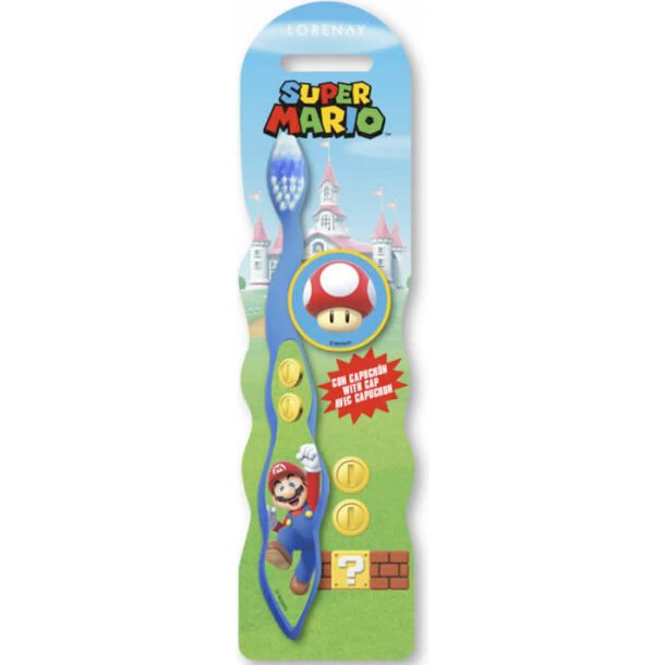 Super Mario Barntandborste med skyddskpa LORENAY