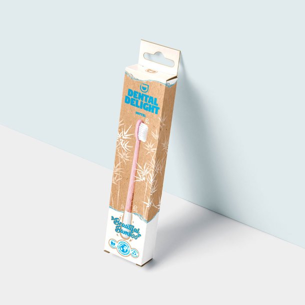 Dental Delight Bambus Tandb�rste Beautiful Bamboo HVID