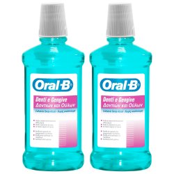 Oral-B Munnvann 2 x 500 ml tenner og Gums Mint alkoholfri