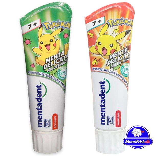 Pokemon Kinderzahnpasta MENTADENT Junior 7-13 Jahre 75 ml