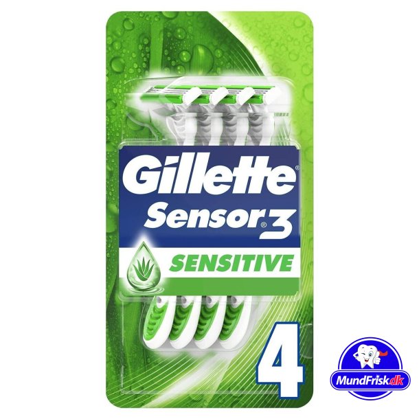 Gillette Sensor3 Sensitive Einwegschaber 4 Stk.