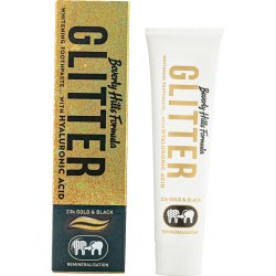 Hydroxyapatit Whitening Tandpasta BEVERLY HILLS FORMULA Glitter Hyaluronic 100 ml
