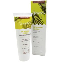 Naturlig Xylitol Tandpasta NORDICS Morning Fresh Coconut + Mint 75 ml