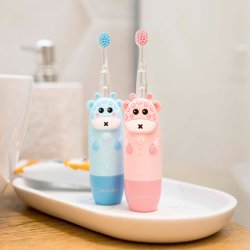 El-tandbrste til Brn NORDICS Sonic Genopladelig Pink Giraffe