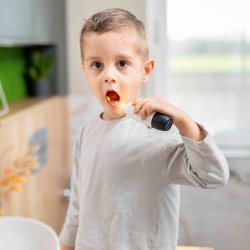 El-tandbrste til Brn NORDICS Sonic Batteri Black Panda