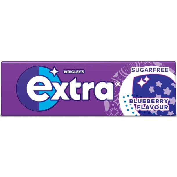 Wrigleys Extra Tuggummi Blueberry Xylitol 14g