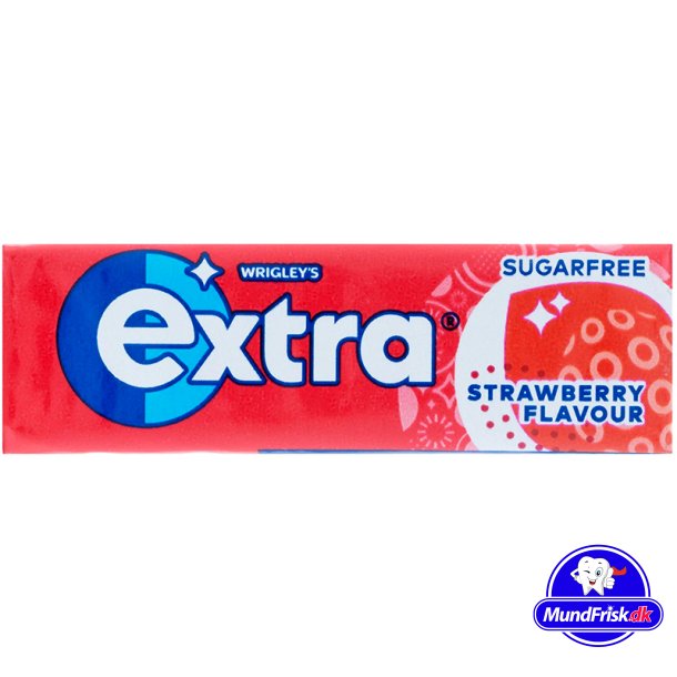 Wrigleys Extra Tyggegummi Strawberry Xylitol 14g