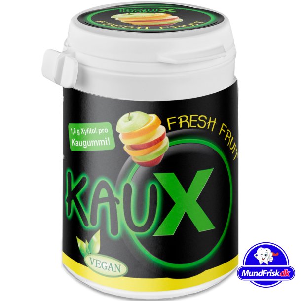 Natuurlijke Xylitol Kauwgom KAUX Fresh Fruit 40 stuks 60g