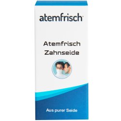 Miljvenlig Silke Tandtrd ATEMFRISCH Glasdispenser med 30 mtr.