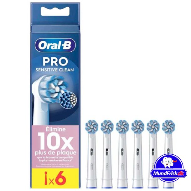 Oral-B 6 st. PRO Sensitive Clean borsthuvuden