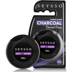 Koltandtrd SEYSSO Carbon Black Waxed &amp; Mint 40 mtr.