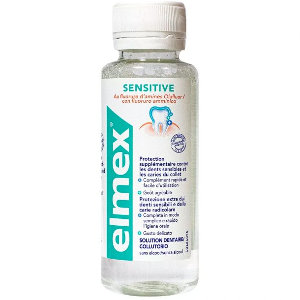 Elmex Sensitive Mundskyl Aminfluorid 100 ml