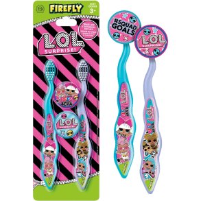 LOL Surprise Tandbrster 2 stk. med Beskyttelseshtte FIREFLY
