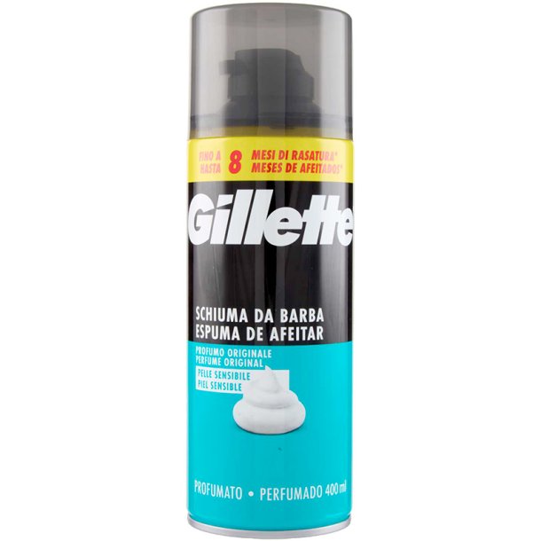 Gillette Barberskum 400 ml. Sensitive Original