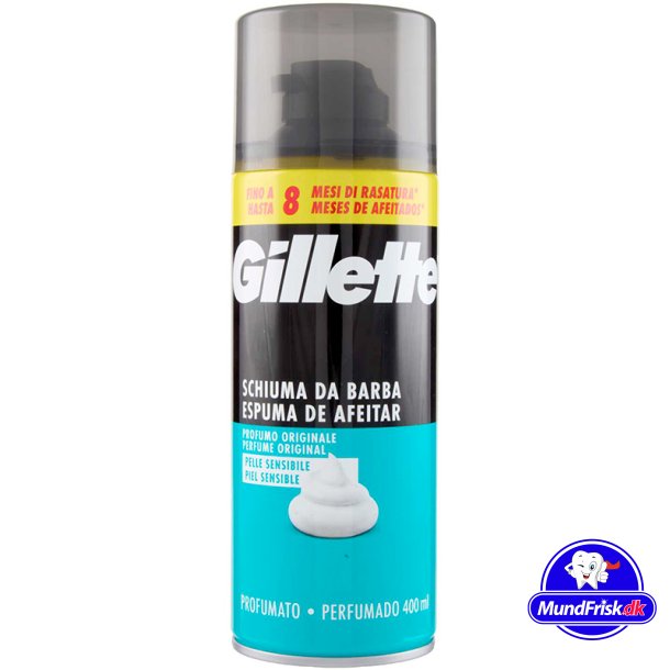Gillette Barberskum 400 ml. Sensitive Original