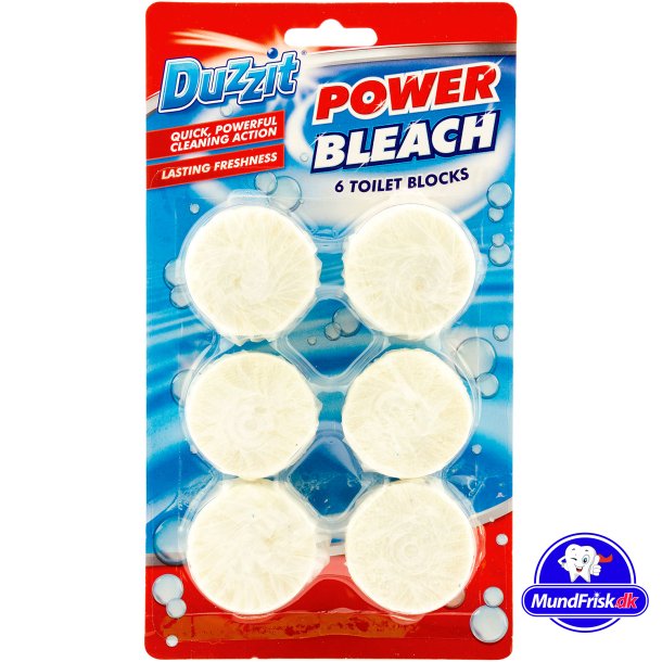 WC Toilettensteine fr Splkasten 6 Stk. DUZZIT Power Bleichmittel