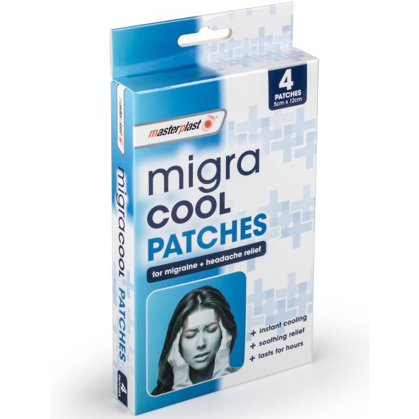 Migrnplster MASTERPLAST Migra Cool Lindring mot huvudvrk och migrn 4 st.