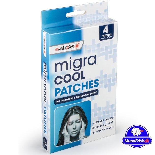 Migrnepflaster MASTERPLAST Migra Cool Linderung bei Kopfschmerzen und Migrne 4 Stk.