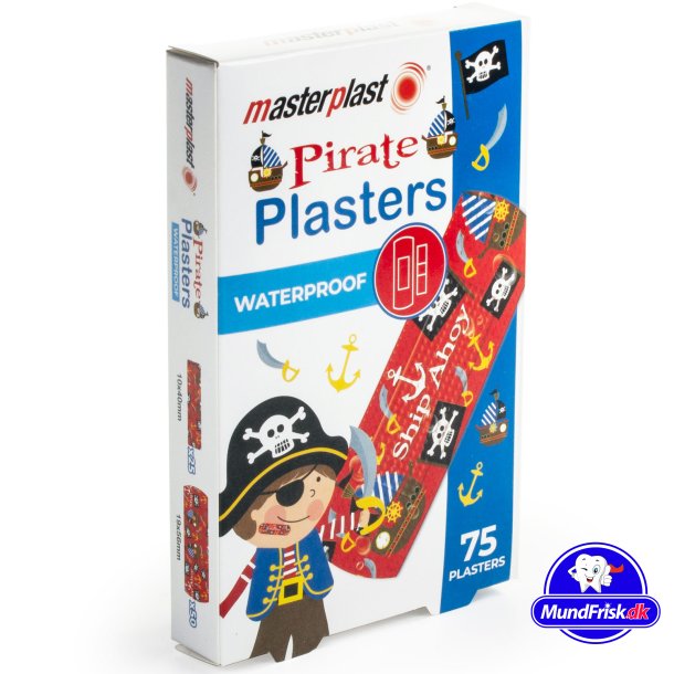 Kinderpflaster MASTERPLAST Piraten 75 Stk.