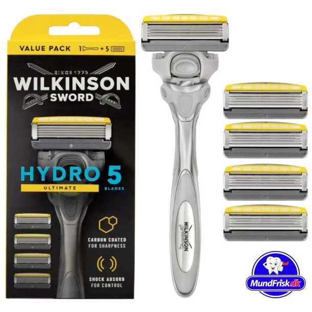 Wilkinson Sword Hydro 5 Ultimate Rasierhobel + 5 Rasierklingen
