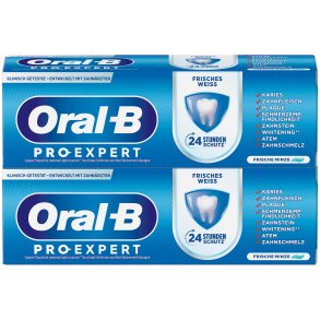 Oral-B Pro-Expert Tannkrem 2 x 75 ml Fresh White