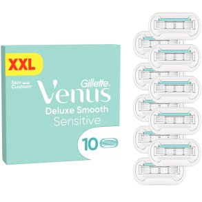 Gillette Venus 10 stk. Deluxe Smooth Sensitive Barberblade